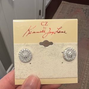 Kenneth jay lane, CZ earrings